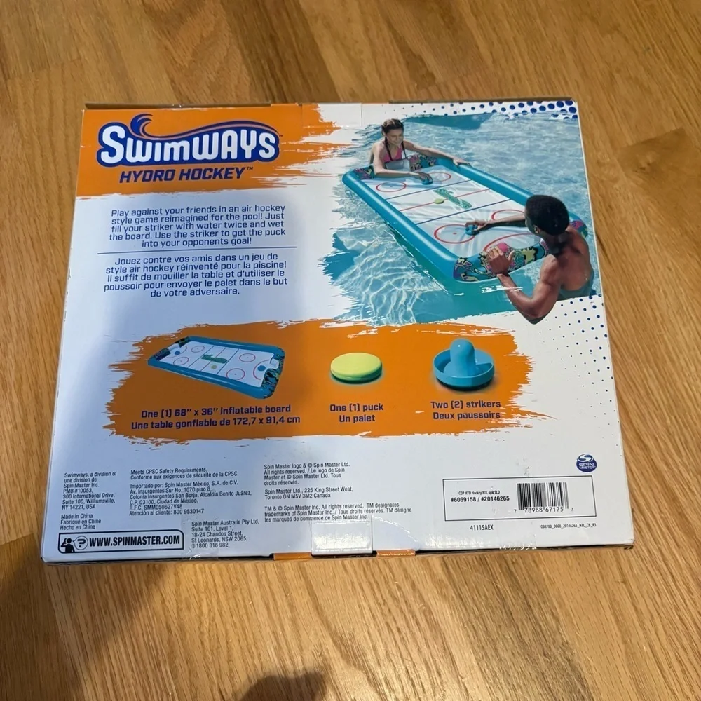 SwimWays Hydro Hockey Pool Game NEW Inflatable Toy